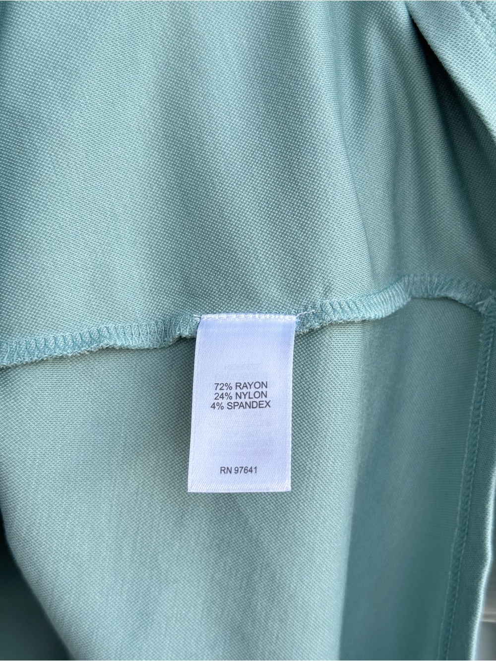 J.Jill Mint Green Knit Button Front Collared Blouse XL Soft Stretch Top - Picture 8 of 10
